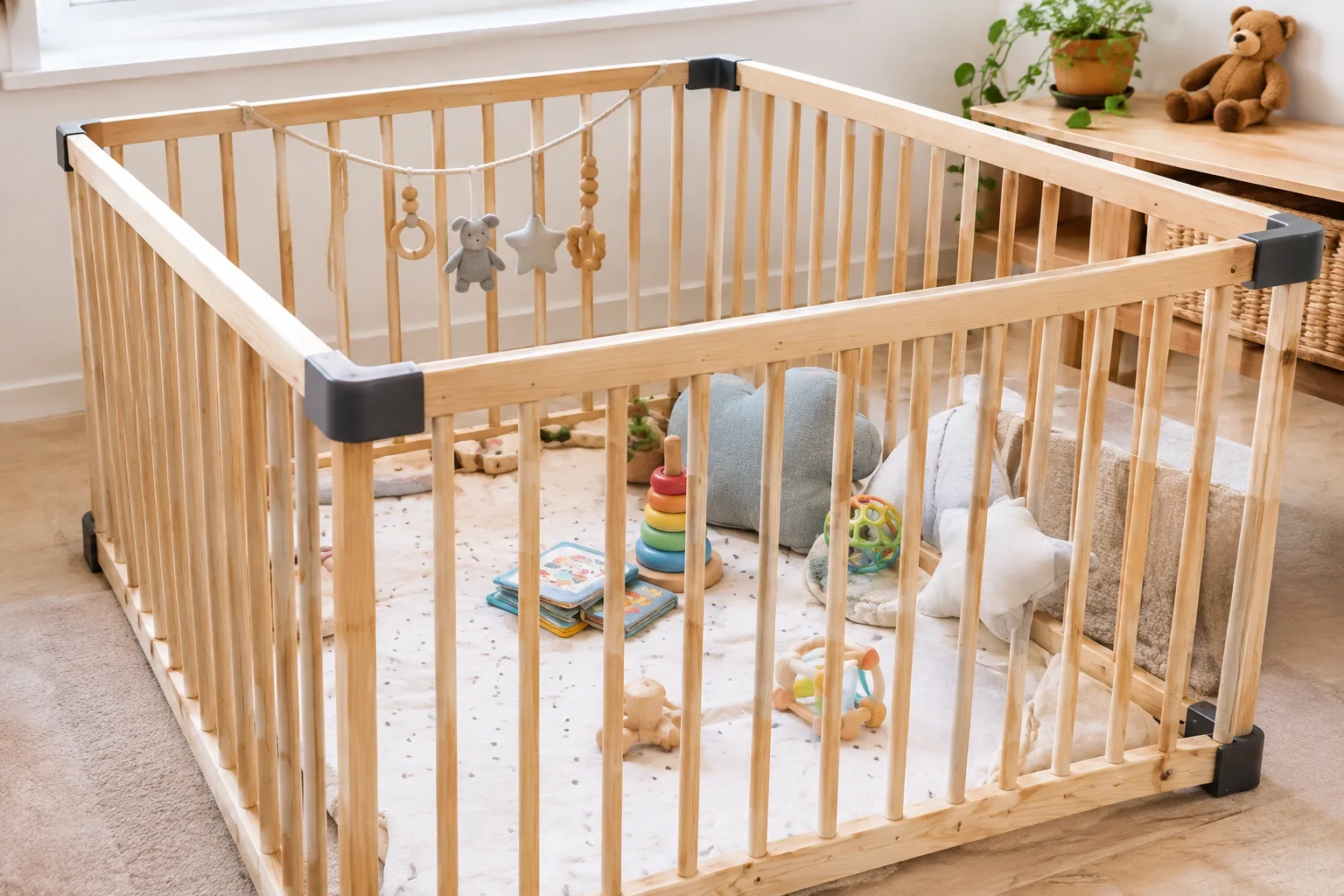 DIY-Laufgitter-Spielideen: Kreative Aktivitaeten fuer Babys und Kleinkinder