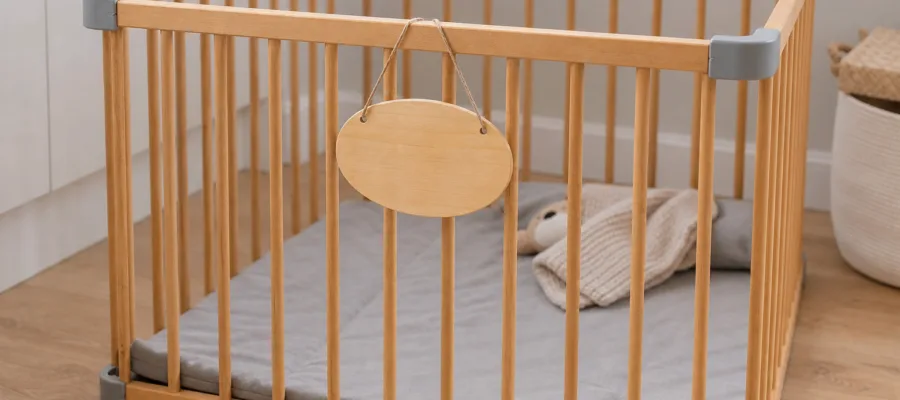 DIY-Laufgitter mit Namensschild personalisieren