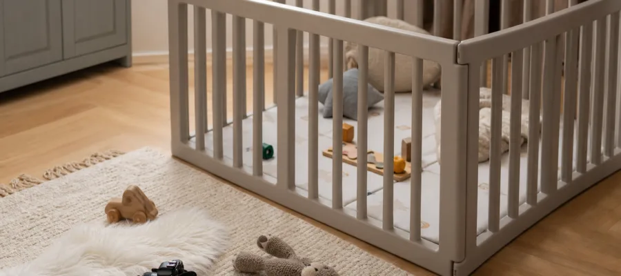 Laufgitter und Babyfotos: Ideen fuer besondere Erinnerungen